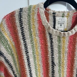 Billabong Multicolor Striped Sweater